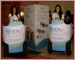 Segway Santa Cruz - Segway Mobile Marketing Kiosks - ID Flu Campaign